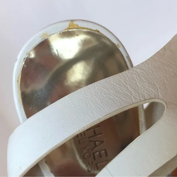 Michael Kors Platform Ankle Strap Stiletto leather Sandals | 7.5 - Picture 12 of 17